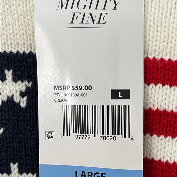 Ivory Sweater with Flag Motif - Picture 4 of 8